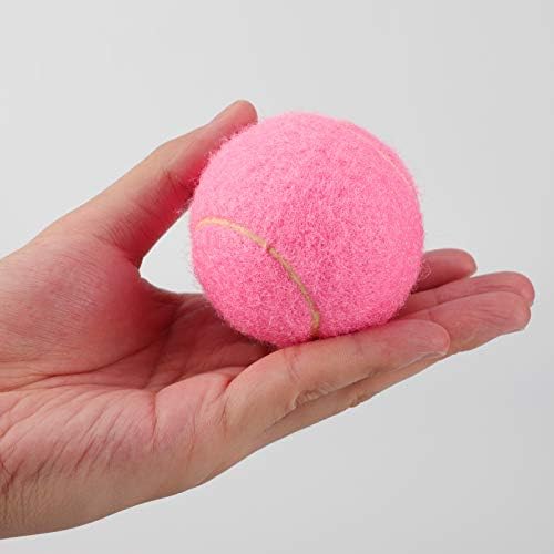 Сегарти Куче Розова Тениски Топки - 12 Парчиња Со Мрежести Торби За Носење Интерактивни Играчки Топки-Костум За Транзиција,