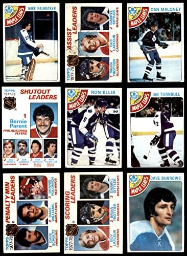 1978-79 Топс Торонто јавор лисја во близина на екипата сет Торонто јавор лисја GD+ јавор лисја