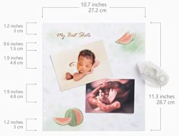 Јулка Занаети Книга За Меморија За Бебиња Дополнителни Страници За Фотографии-Книга За Бебиња Избери Радост | 10 Дополнителни Хартиени Листови