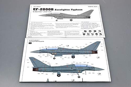 Трубач ЕФ - 2000б Еурофајтер Тајфун Модел Комплет