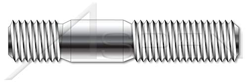 M12-1,75 x 55mm, DIN 939, метрика, столпчиња, двојно завршување, завршен крај 1,25 x дијаметар, не'рѓосувачки челик A4