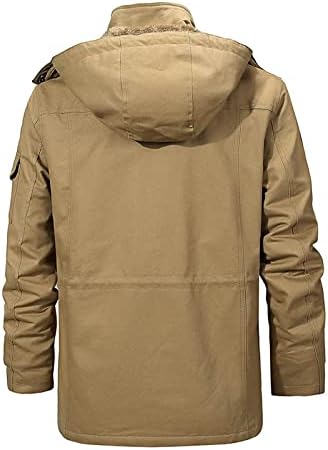 Јакни за мажи патаат плишани лабави одвојливи јаки тродимензионални јакни со памучен јакни од џеб