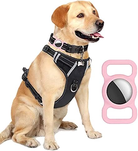 Fangsheng Airtag Dog Cooke Pet Airtags Cover Cover, заштитен случај за Airtags Пронаоѓач на гребење на миленичиња држач за јамка за Apple Airtag, 1pack