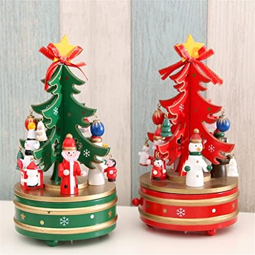N/A Christmas Music Boxes Decoration Decoration Home Decor Decor Carouseling Horse Music Box Деца играчки
