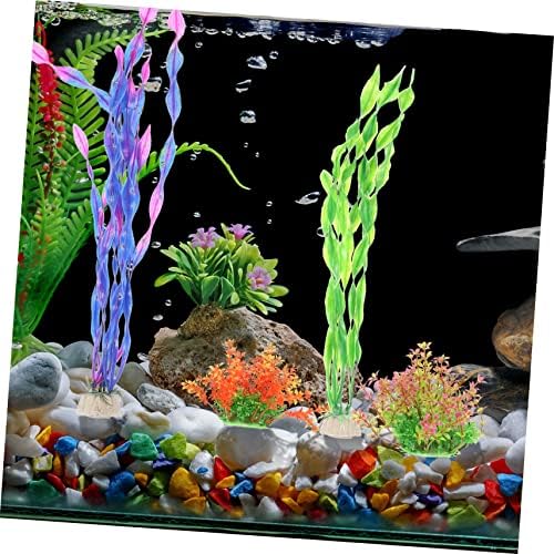 PATKAW 7 парчиња Резервоар За Риби Уредување На Водни Растенија Пластични Аквариумски Растенија Биро Топер Зеленило Декор Минијатурни