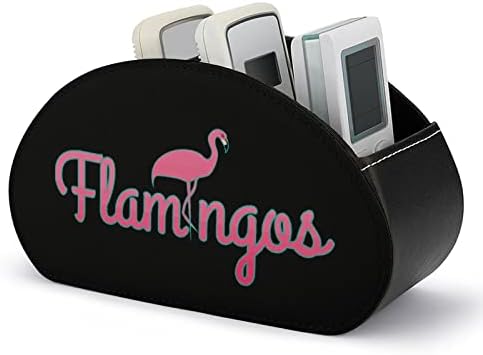 Држач за далечински управувач на ТВ Фламингос со 5 оддели ПУ Организатор за складирање на кожни кутии за канцелариски материјали