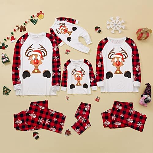 Божиќен тато пижами за семејство што одговара на Божиќното семејство ПЈС празници за семејни пижами што одговараат на памук памук памук