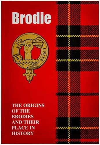 I Luv Ltd Brodie Ancestry брошура Кратка историја на потеклото на шкотскиот клан семејна историја Подароци кланови на мини