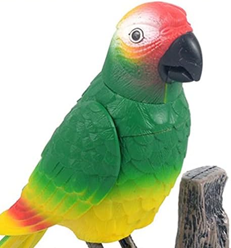 Нубести Папагал играчки папагали играчки чистање птици со држач за пенкало електронски миленичиња кои се вртат во врапчето потег на држачи