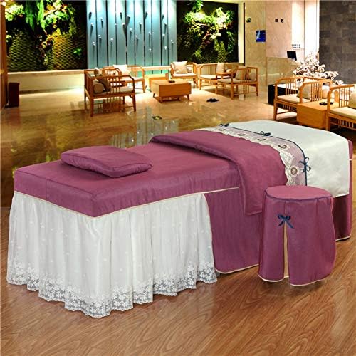 Поставени листови за маса за масажа со цврста боја, едноставни табели за масажа на маса за масажа на телото за убавина салон за убавина за