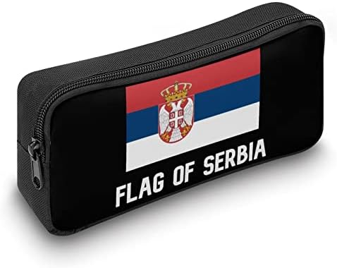 Случај со знаме на Србија Молив, yho Голема кутија за молив, торба торбичка за канцелариски организатор на организатор на организатор