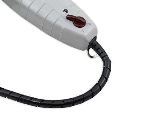 10 пакувања BarberMate Premium 8 'Покрив за кабел спречува запленување на кабелот - црно