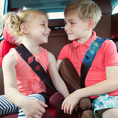 Пријател 4 Парчиња Детски Безбедносен Ремен За Автомобилски Ремен За Седиште За Автомобил Безбедносен Ремен Перница За Автомобилско
