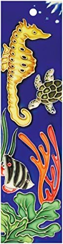 Aquarium сирена_Right - Декоративна керамичка уметничка плочка - број на куќа - 2 x8.5 en Vogue