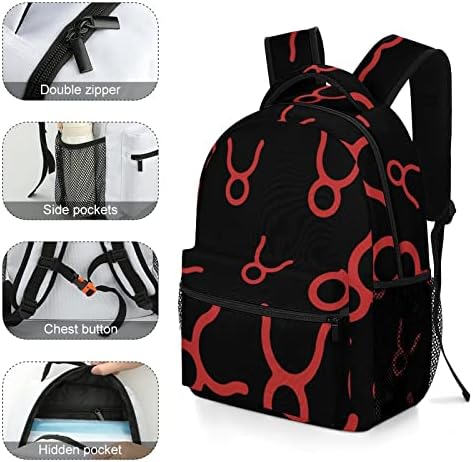 Бик Констелација Класичен основен ранец за патувања Обични дневни пакувања рамената торба за шопинг за книги во училишна работа