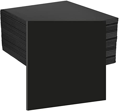 Ningwaan 35 компјутери 8 x 10 инчни табли од пена, 3/16 дебелина црна матка од пена, табли за поддршка на јадрото за занаети, сечење, прикажување,