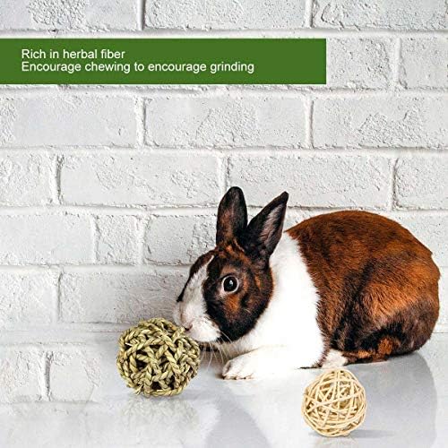 Играчки За Џвакање зајаци, Играчки За Џвакање Заби За Миленичиња Органска Торта Од Трева Од Природно Јаболко Дрво Идеална За Зајаче, Шиншила,
