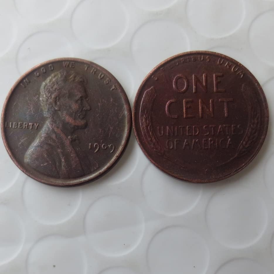 1909 Сад Линколн Цент Странски Копија Комеморативна Монета