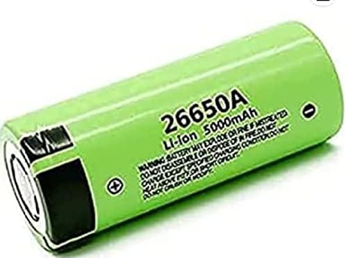Morbex 3 7V 5000mAh Батерија 26650A Li-Ion батерии за полнење за LED фенерче 2 парчиња