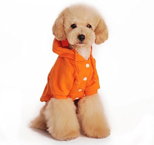 Суи куче мачка худи памук миленичиња палта цврста боја облека за мали кучиња кученце мечето пудлица
