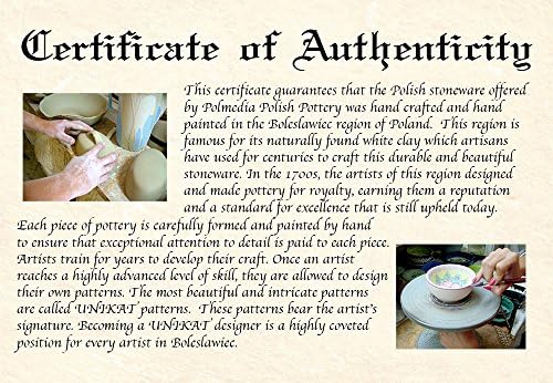 Полска Керамика Мал Сад Рамекин направен Од Керамика Артистичка Потпис УНИКАТ + Сертификат За Автентичност