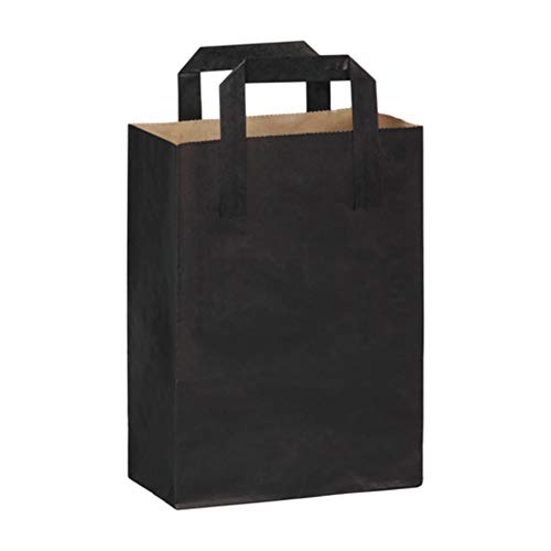 Packnwood 210mcabn Црна мини носачка торба 7,8 x 3,9 x 11 - 250 по случај