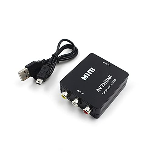 Конектори 1080P HDMI MINI VGA за RCA AV Композитен Адаптер Конвертор со 3.5 mm Аудио VGA2AV / CVBS + Аудио НА КОМПЈУТЕР HDTV