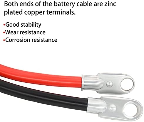 Сет на кабли за инвертори на батерии Kie 4awg, 4gauge x 24, одговара на 38 обетки
