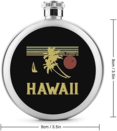 Гроздобер Хавајски Премиум 5 Мл Колба Колба Алкохол Од Нерѓосувачки Челик Џеб Преносни Шишиња Вино За Пијалок Свадба Подароци