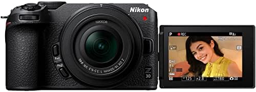 Nikon Z 30 APS-C 20.9MP 4K Видео Видео огледало дигитално сноп за фотоапарати 1 комплет за леќи со Nikkor Z DX 16-50mm