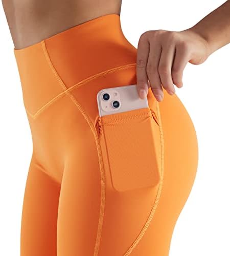Белешки на RXRXCOCO со џебови за жени со висок половински задник за кревање јога панталони