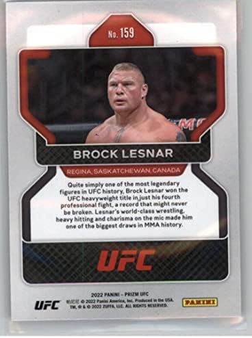2022 Panini Prizm UFC 159 Brock Lesnar Official MMA Trading картичка во сурова состојба