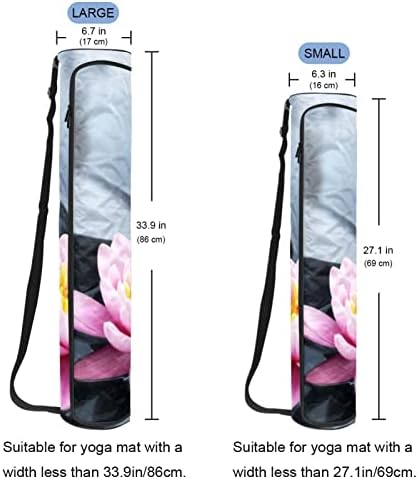 Цвета ЛОТОСУ Пинк цвет Јога Мат носач торба со рамо од каиш за јога торба за сад за сад торбичка за плажа торба за плажа