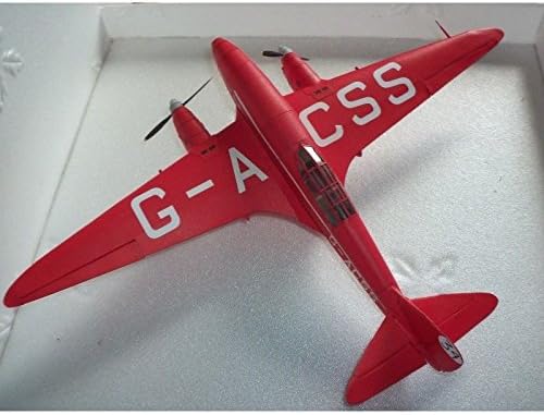 Комплет за модели на хартија Орел, цивилно воздухопловство тркачки авион DH 88 Комета 1/33 Велика Британија 1934 Авион Авион Авион
