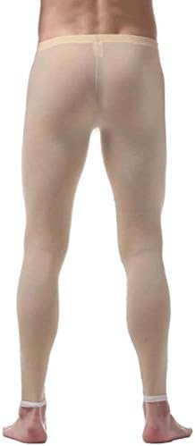 Машка компресија на машка долга панталони со мраз свилени хеланки атлетски спортови тесни панталони основен слој дно