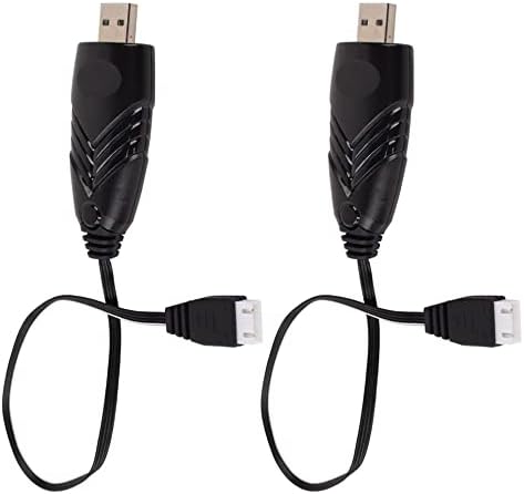2 пакет 11.1V 1.5A USB кабел за полнач погоден за RC автомобил брод авион Авион Дрон Airsoft 11.1V 3S 3 Cell LIPO батерија /