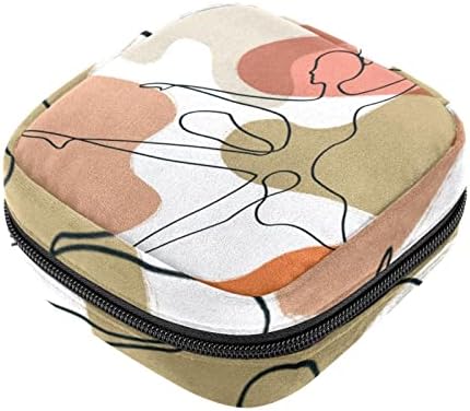 Oryuekan санитарна торба за складирање на салфетка, менструална чаша торбичка преносна санитарна салфетка влошки за чување