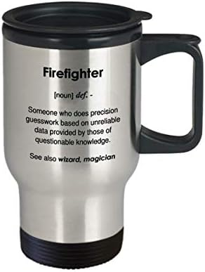 Смешни Пожарникар Дефиниција Кафе Кригла - 14оз Патување Кригла