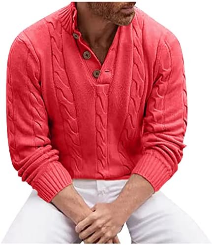 Џемпер худи мажите плетете ја Европа и Америка џемпер машка цврста боја висока јака џемпер со долг ракав Менс