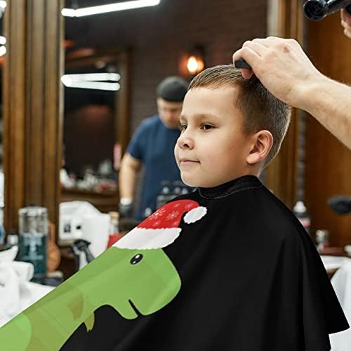Божиќ Диносаурус Деца Фризура Кејп Фризер Престилка Со Прилагодливи Предвремени Коса Сечење Покритие