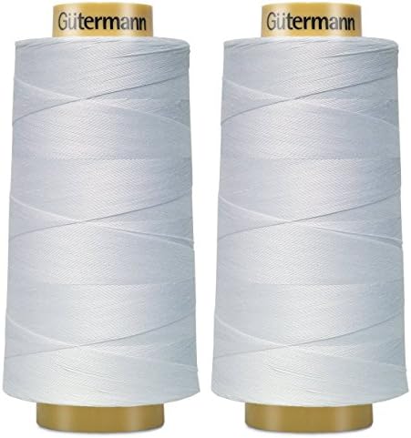 2-пакет-Гутерман природни памучни нишки цврсти материи, по 3281 двор, бело