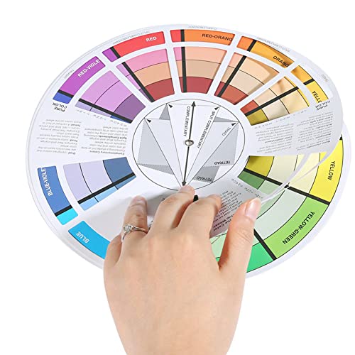 Третиер шминка Професионална мешавина во боја, тркало во боја, резервни картички за хартиени картички за алатка за појавување на боја