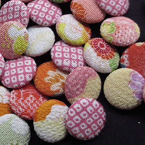Нова мешавина 20 парчиња розови ткаенини покритие околу метални копчиња од 20мм занает за шиење