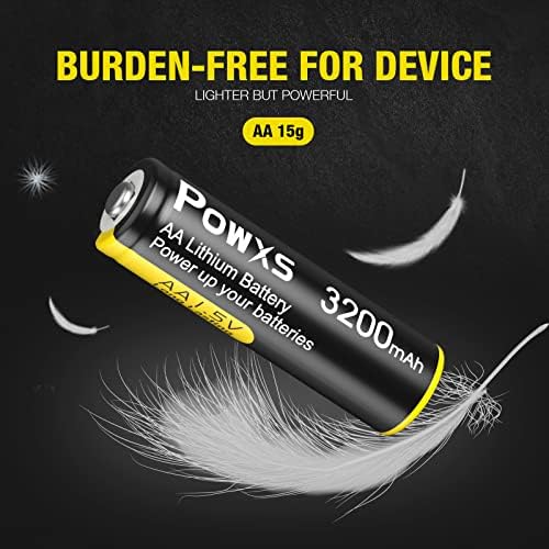 POWXS 1.5 V V Литиум Батерии Пакет