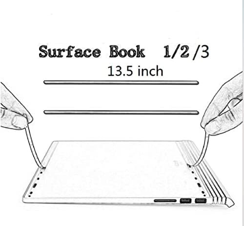 Замена на нозете на браник на силиконски гума на Wesappinc, за замена за лаптоп за книги на Microsoft Surface 1, 2 или 3 13,5 “