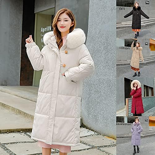 Womenените плус кадифена памучна јакна зимска зимска задебелување качулка со качулка по палто за надворешна облека за надворешни работи
