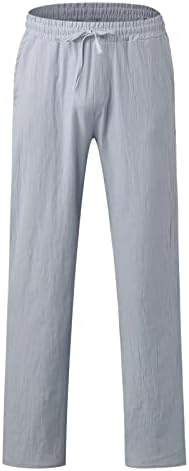 Миашуи слаби панталони за мажи машки обични цврсти оставани, кратки полни должини, права, панталони, кратки џебни џебни мажите,