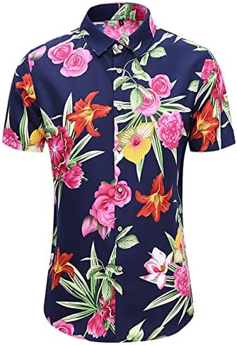 Длабоко v копче за вратот надолу кошула цвет плус паб -светлосни кошули пролет класичен краток ракав поставен полиестер