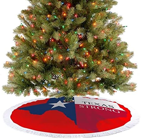 Тексас Силен Печатење Елка Здолниште Со Реследник За Среќен Божиќ Партија Под Елка