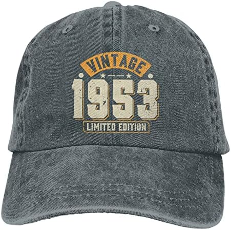 70 -ти роденденски подарок 70 години капи за жени гроздобер 1953 ограничено издание Бејзбол капа за мажи
